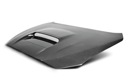 Seibon OEM Style Carbon Fiber Hood 2015 - 2019 WRX & STi HD15SBIMP-OE - Image 2