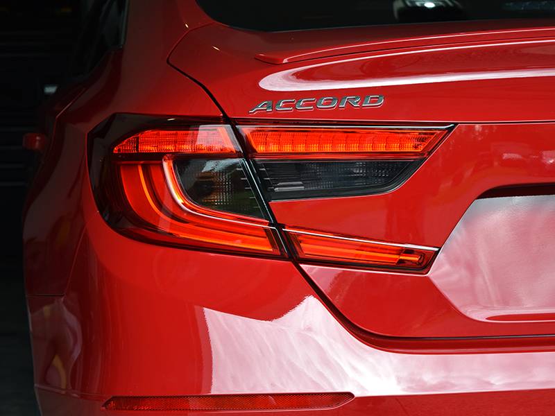 Fits 2018-2019 Honda Accord SMOKE Rear Bumper REFLECTORS Overlays Tint Precut