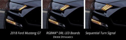 Diode Dynamics Multicolor DRL LED Boards 2018 + Mustang USDM - Image 3