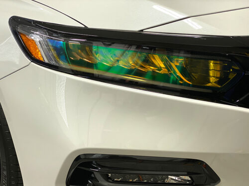Crux Motorsports 2018 - 2022 Honda Accord Headlight Tint Center Only Chameleon Series - Image 2