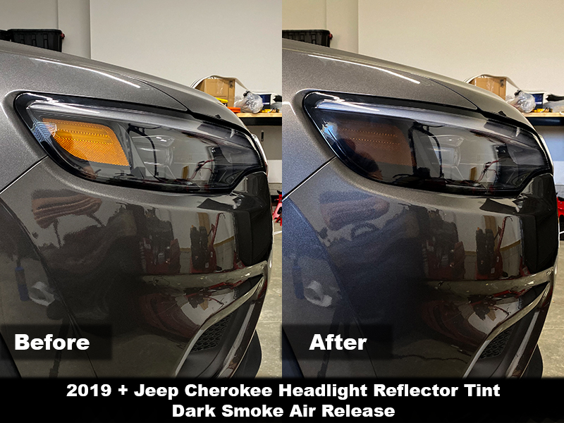 Crux Motorsports Headlight Tint 2019 + Jeep Cherokee