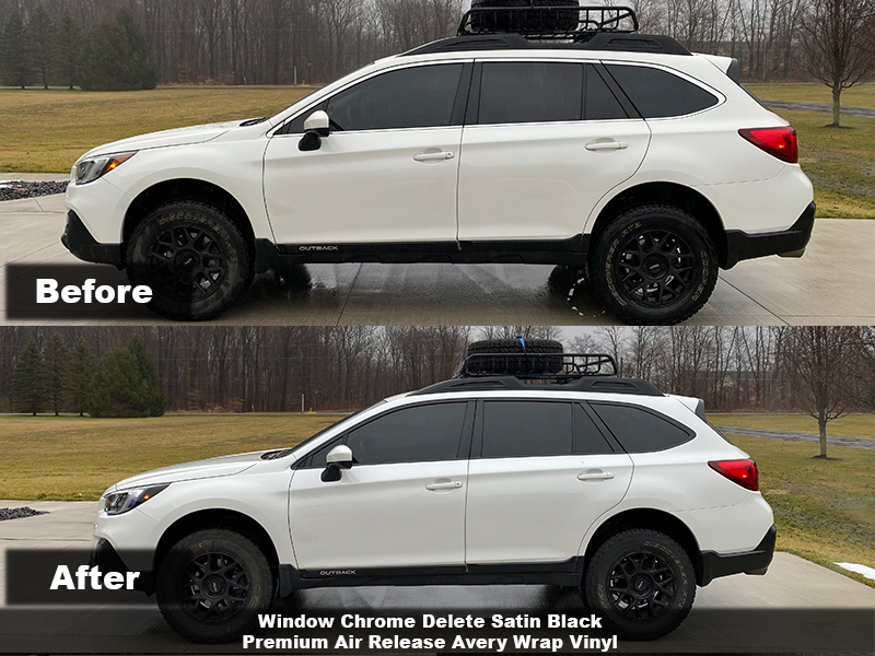 Crux Motorsports Window Chrome Delete Kit for 2015 – 2019 Subaru