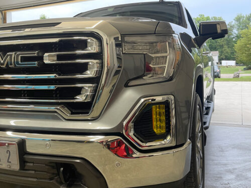 Crux Motorsports Fog Light Tint Overlays 2019 - 2021 GMC Sierra 1500 - Image 2