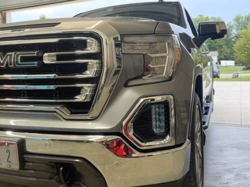 Crux Motorsports Fog Light Tint Overlays 2019 - 2021 GMC Sierra 1500 - Image 3