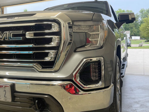 Crux Motorsports Fog Light Tint Overlays 2019 - 2021 GMC Sierra 1500 - Image 4