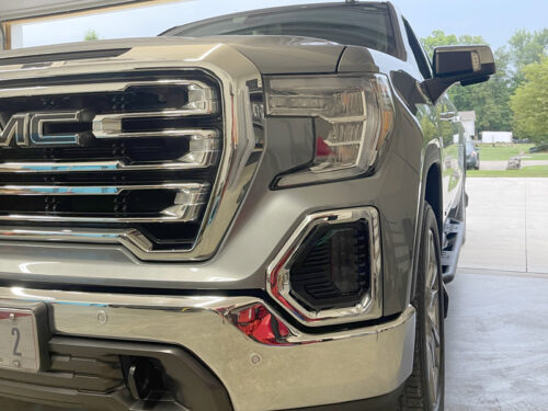 Crux Motorsports Fog Light Tint Overlays 2019 - 2021 GMC Sierra 1500 - Image 5
