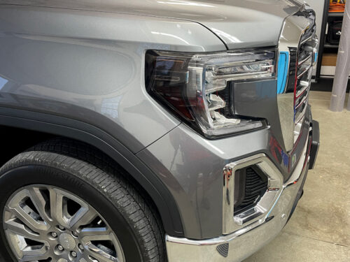 Crux Motorsports Headlight Tint Overlays for 2019 - 2021 GMC Sierra 1500 - Image 2