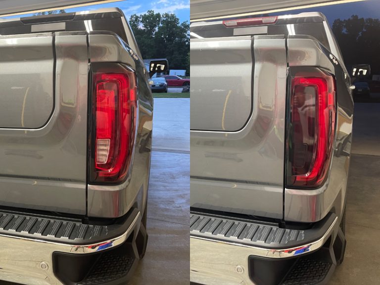 2019202020212022gmc1500taillighttint1 Crux Motorsports