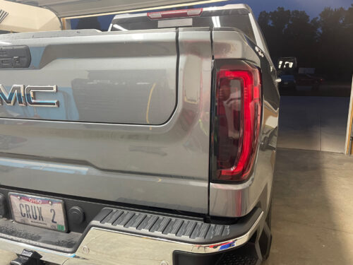 Crux Motorsports Tail Light Tint Overlays Rear for 2019 - 2021 GMC Sierra LED Lamps Only - Image 2