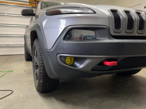 Crux Motorsports Fog Light Tint Overlay 2014 - 2018 Jeep Cherokee - Image 2