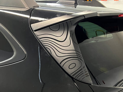 Crux Motorsports Topographical Map Rear Spoiler Overlay for 2020 + Outback & 2022 + Outback Wilderness Edition - Image 2