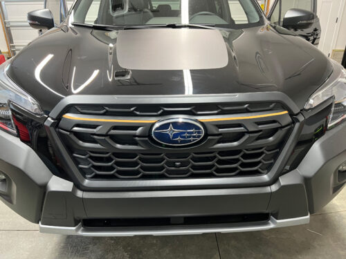 Crux Motorsports Grille Pin Stripe Overlay for 2022 + Subaru Forester Wilderness - Image 2