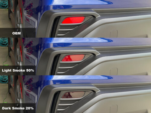 Crux Moto Rear Bumper Reflector Tint for 2022 + Subaru WRX - Image 2