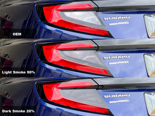 Crux Moto Inner Tail Light Tint for 2022 + Subaru WRX - Image 2