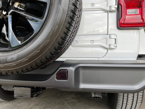 Crux Moto Rear Bumper Reflector Tint for 2019 + Jeep Wrangler - Image 2