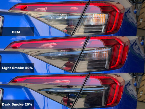 Crux Moto Tail Light Tint for 2022 + Honda Civic - Image 2
