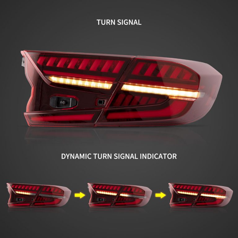 VLAND LED Tail Lights With Dynamic Lighting for 20182022 Honda
