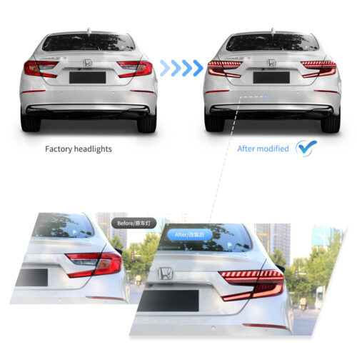 VLAND LED Tail Lights With Dynamic Welcome Lighting for 2018-2022 Honda Accord 10th Gen - Image 8