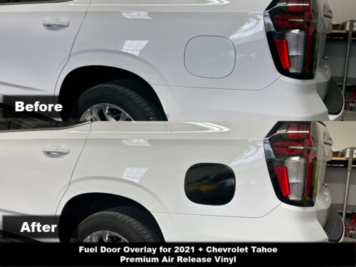 Crux Motorsports Fuel Door Overlay Kit for 2021 + Chevrolet Tahoe - Image 2