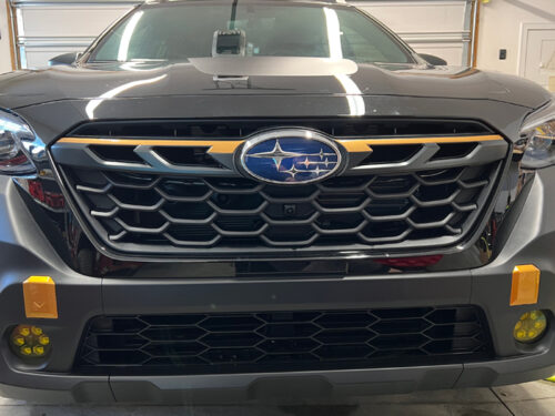 Crux Motorsports Grille Pin Stripe Overlay V3 for 2022 - 2023 Subaru Outback Wilderness - Image 2