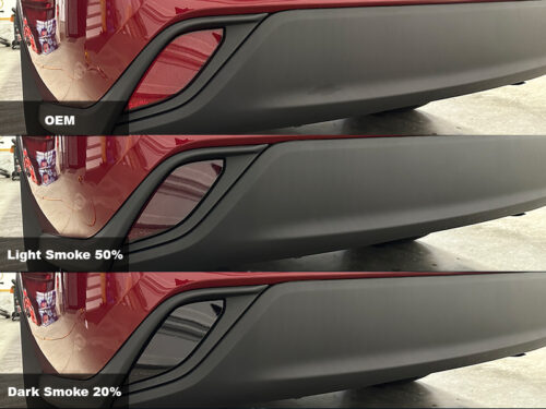 Crux Motorsports Rear Bumper Reflector Tint for 2020 + Toyota Highlander - Image 2
