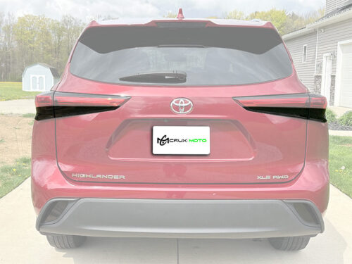 Crux Motorsports Tail Light tint for 2020 + Toyota Highlander - Image 5