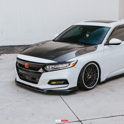 Seibon GS-STYLE Carbon Fiber Front Lip for 2018-2022 HONDA ACCORD - Image 4