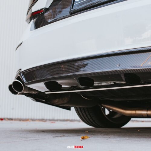 Seibon GS-STYLE Carbon Fiber Rear Lip for 2018-2022 HONDA ACCORD - Image 4