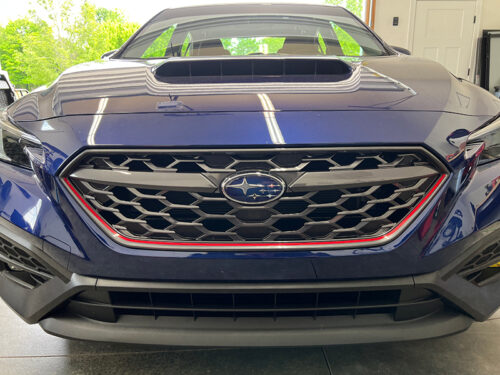 Crux Moto Grille Pin Stripe for 2022 + Subaru WRX - Image 2
