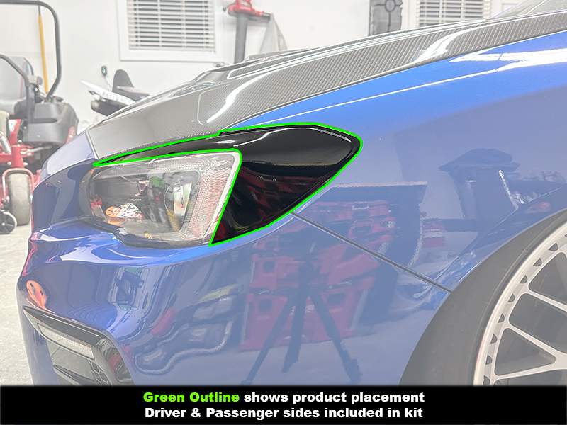 Crux Motorsports Headlight Tint for 2015 - 2019 Subaru Outback
