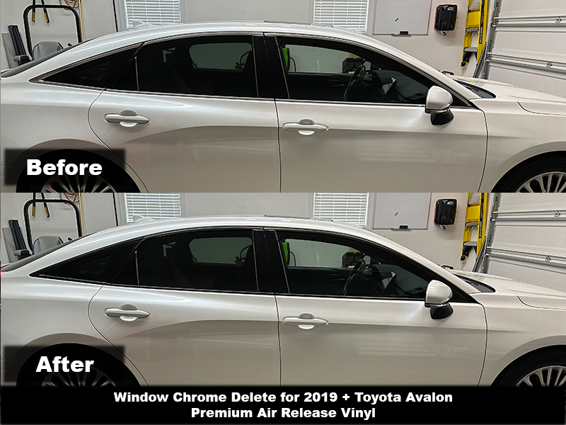 Crux Motorsports Window Chrome Delete Kit for 2019 + Toyota Avalon