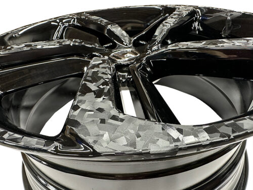 Crux Motorsports Forged Carbon Confetti Wheel overlays for 2018 - 2022 Honda Accord Sport 19" Wheels - Image 3