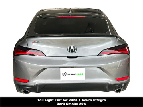 Crux Motorsports Dark Smoke 20% Tail Light Tint for 2023 + Acura Integra - Image 3