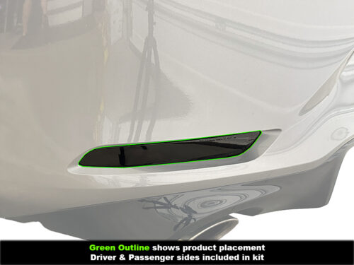 Crux Motorsports Dark Smoke 20% Rear Bumper Reflector Tint for 2023 + Acura Integra - Image 3