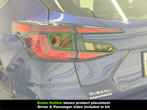 Crux Motorsports Light Smoke 50% Tail Light Tint for 2024 + Subaru Impreza & Crosstrek - Image 3