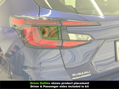 Crux Motorsports Light Smoke 50% Turn Signal Tint for 2024 + Subaru Impreza & Crosstrek - Image 3