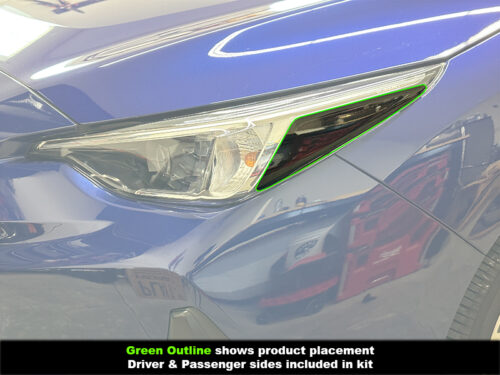 Crux Motorsports Dark Smoke 20% Headlight Tint for 2024 + Subaru Impreza & Crosstrek - Image 3