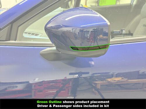 Crux Motorsports Light Smoke 50% Mirror Turn Signal Tint for 2024 + Subaru Impreza & Crosstrek - Image 3
