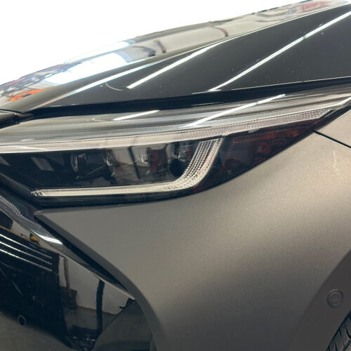 Crux Motorsports Dark Smoke 20% Headlight Tint for 2023 + Subaru Solterra - Image 2