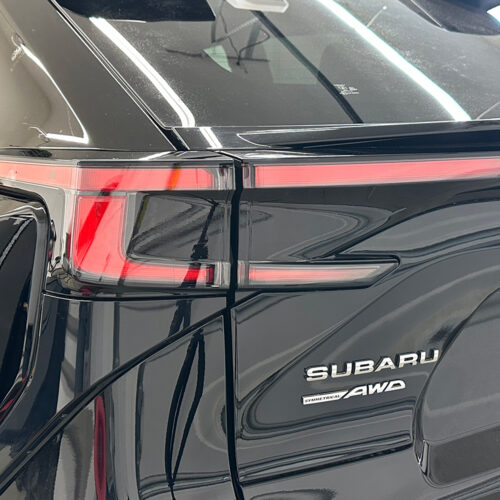 Crux Motorsports Dark Smoke 20% Rear Tail Light Tint for 2023 + Subaru Solterra - Image 2