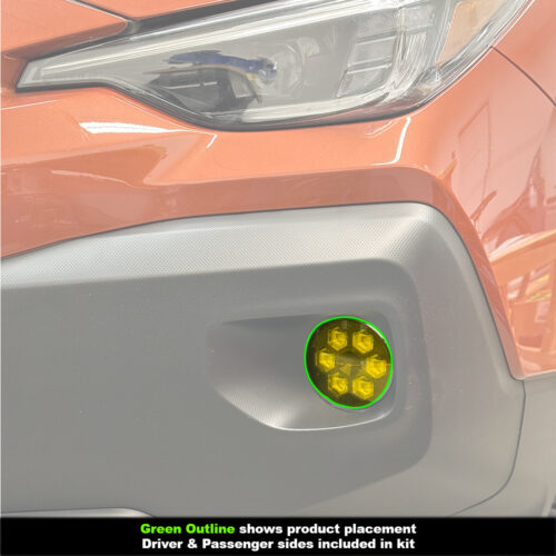 Crux Motorsports Fog Light Tint for 2024 + Subaru Crosstrek Wilderness - Image 3