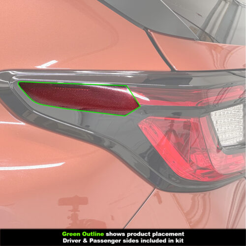 Crux Motorsports Light Smoke 50% Side Tail Light Tint for 2024 + Subaru Impreza & Crosstrek - Image 3