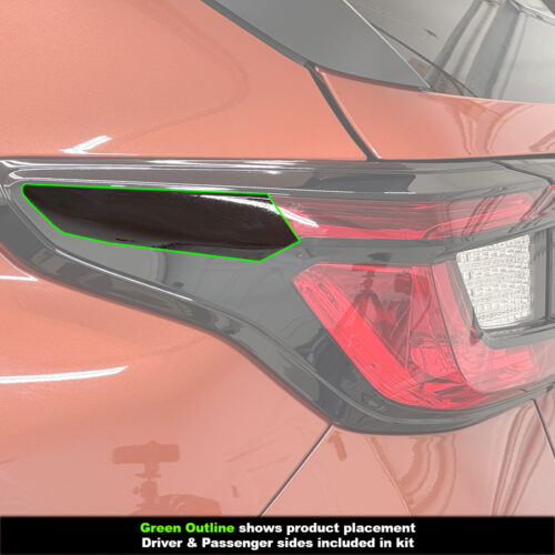 Crux Motorsports Dark Smoke 20% Side Tail Light Tint for 2024 + Subaru Impreza & Crosstrek - Image 3