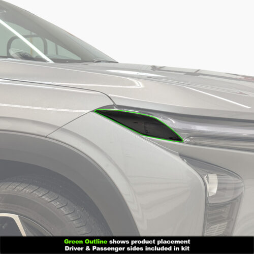 Crux Motorsports Dark Smoke 20% Headlight Tint for 2024 + Chevy Trax - Image 3