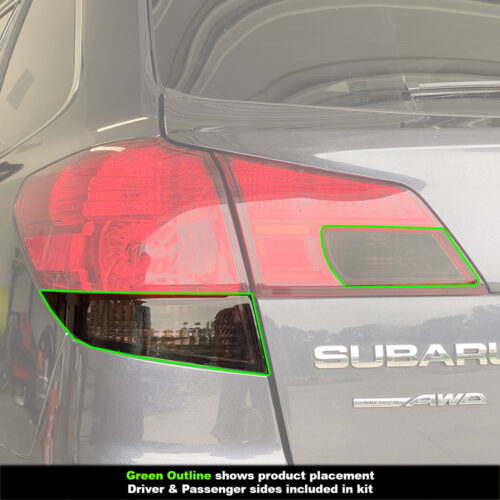Crux Motorsports Tail Light Tint Dark Smoke 20% for 2010 - 2014 Subaru Outback - Image 3