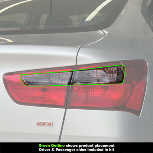 Crux Moto Tail Light Tint Light Smoke 50% for 2012 - 2017 Kia Rio Sedan - Image 3