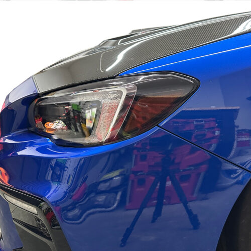 Crux Motorsports Headlight C-Light Tint Overlays Light Smoke 50% for 2015 - 2021 WRX & STi - Image 2