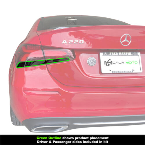 Crux Moto Tail Light Tint Dark Smoke 20% for 2018 - 2022 Mercedes Benz A220 - Image 3