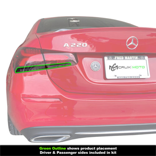 Crux Moto Tail Light Tint Light Smoke 50% for 2018 - 2022 Mercedes Benz A220 - Image 3
