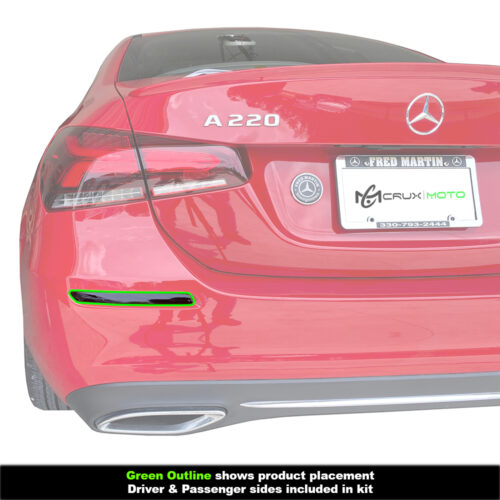 Crux Moto Bumper Reflector Tint Dark Smoke 20% for 2018 - 2022 Mercedes Benz A220 - Image 3